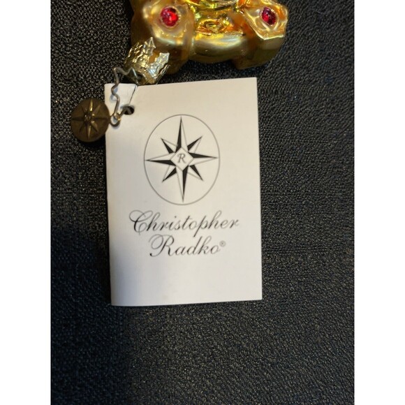 Christopher Radko CELTIC BLESSINGS Irish Cross Gem Christmas Ornament 01-0212-0 - Picture 4 of 5